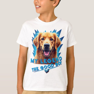 Retro 90s Golden Retriever Mascot Custom Gifts Tシャツ
