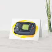 Retro 90s Handheld Game Console Gamer カード (正面)