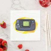 Retro 90s Handheld Game Console Gamer スタンダードランチョンナプキン (インサイチュ)