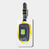 Retro 90s Handheld Game Console Gamer ラゲッジタグ (正面縦)