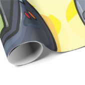 Retro 90s Handheld Game Console Gamer ラッピングペーパー (ロールコーナー)