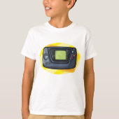 Retro 90s Handheld Game Console Gamer Tシャツ (正面)