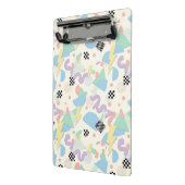 Retro 90s Memphis Aesthetic Pattern ミニクリップボード (アングル2)