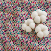 Retro 90s Memphis Geometric Neon Bold Fabric Print ファブリック