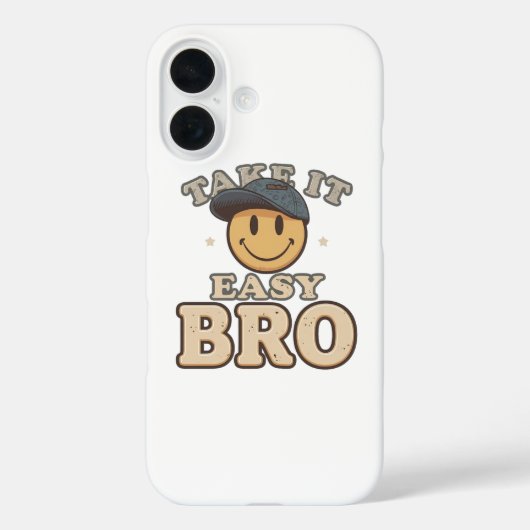 Retro 90s Smiley with a Hat Case-Mate iPhoneケース (裏面)
