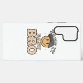 Retro 90s Smiley with a Hat Samsung Galaxyケース (裏面横)