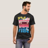 Retro 90's Vibe with Cassette 1990s Music 90s Cost Tシャツ (正面フル)
