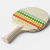Retro ABC Street Across Striping with Name 卓球ラケット (正面アングル)
