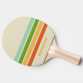 Retro ABC Street Across Striping with Name 卓球ラケット (横)