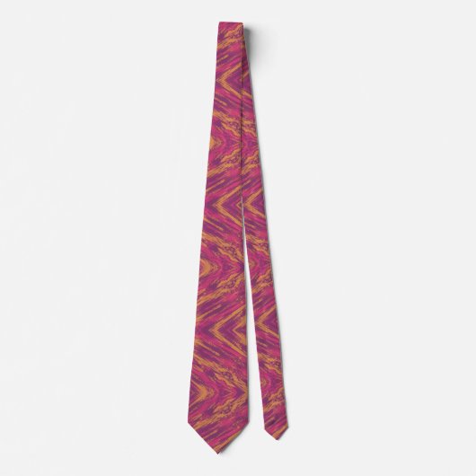 Retro Abstract Marble Necktie ネクタイ (正面)