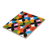 Retro Abstract Pattern Bold Mid Century Modern タイル (側面)