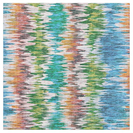 Retro abstract striped design in Ikat style. ファブリック (クローズアップ)