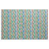 Retro abstract striped design in Ikat style. ファブリック (ファットクウォーター)
