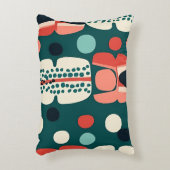 Retro Abstract Totem & Pod Pillow アクセントクッション (正面(垂直))