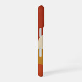 Retro Abstract Vertical Composition iPhone 16ケース (右側面)