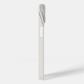 Retro aesthetic stripes minimal Monogram Case-Mate iPhoneケース (裏面 / 右)