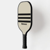 Retro Alabaster Three Across Striping with Name ピックルボールラケット (左)