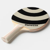 Retro Alabaster Three Circle Stripe with Name 卓球ラケット (正面アングル)
