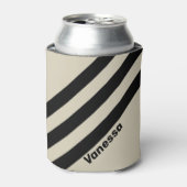 Retro Alabaster Three Stripes with Name 缶クーラー (缶正面)