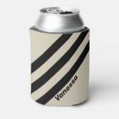 Retro Alabaster Three Stripes with Name 缶クーラー (缶裏面)