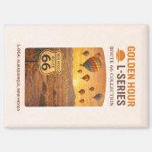 Retro Albuquerque New Mexico Route 66 Landmark Art マグネット (正面)