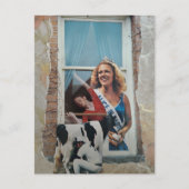 Retro Alice in Dairyland Collage  ポストカード (正面)