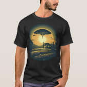 Retro Alien Abduction Tシャツ (正面)