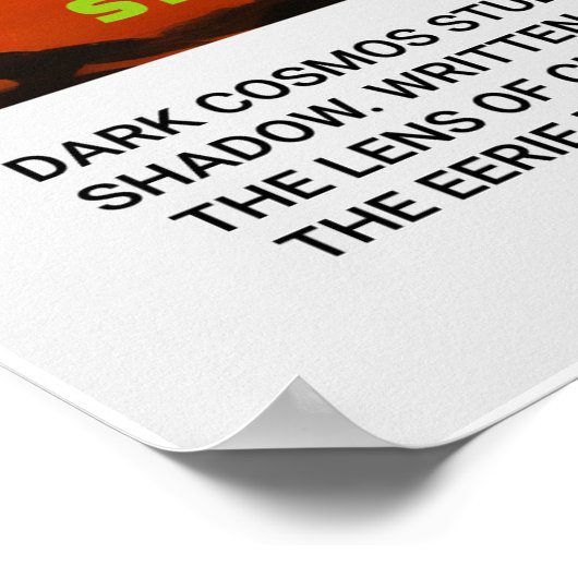 Retro Alien Sci-Fi Movie Inspired Wall Poster ポスター (角)