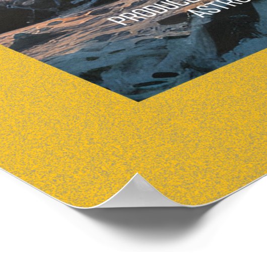 Retro Alien Sci-Fi Movie Inspired Wall Poster ポスター (角)