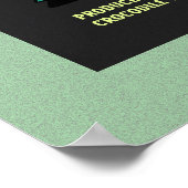 Retro Alien Sci-Fi Movie Inspired Wall Poster ポスター (角)