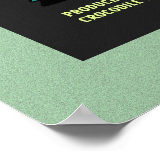 Retro Alien Sci-Fi Movie Inspired Wall Poster ポスター (角)