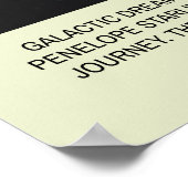 Retro Alien Sci-Fi Movie Inspired Wall Poster ポスター (角)