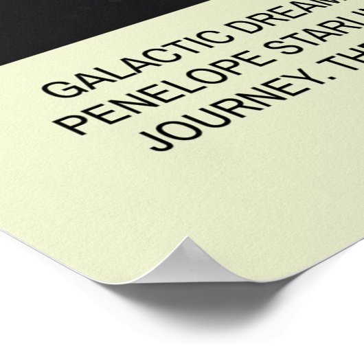 Retro Alien Sci-Fi Movie Inspired Wall Poster ポスター (角)