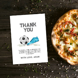 Retro All Star Soccer Sport Boy Baby Shower  サンキューカード