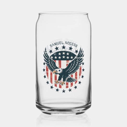 Retro American Eagle  ガラス缶 (裏面)