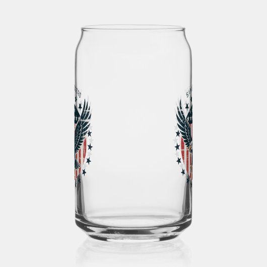 Retro American Eagle  ガラス缶 (右)