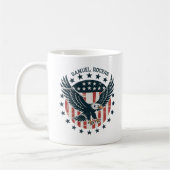 Retro American Eagle  コーヒーマグカップ (左)