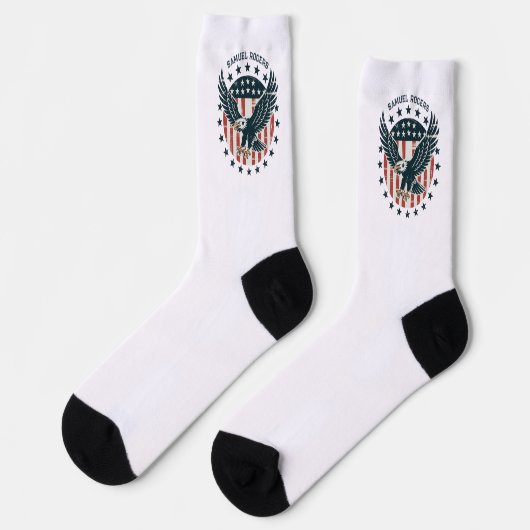 Retro American Eagle  ソックス (左)