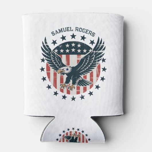 Retro American Eagle  缶クーラー (裏面)