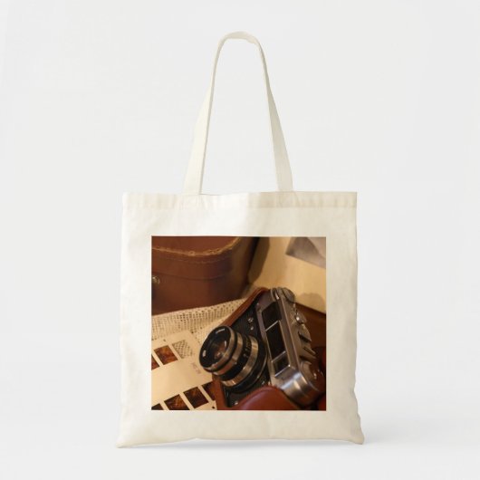 Retro analog Photo Camera トートバッグ (正面)