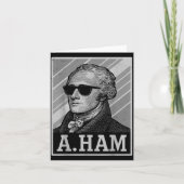 Retro Ander Hamilton Tee Funny Saying Men Women Ki カード (正面)