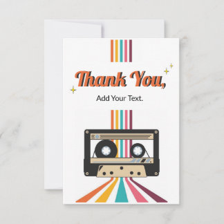 Retro Appreciation - Thank You Card サンキューカード