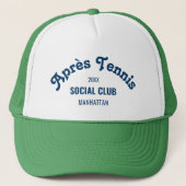 Retro Après Tennis Social Club Custom Green  キャップ (正面)