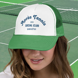 Retro Après Tennis Social Club Custom Green  キャップ