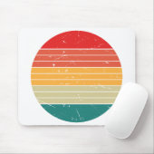 Retro Arcade Colorful Mousepad Design マウスパッド (マウス)