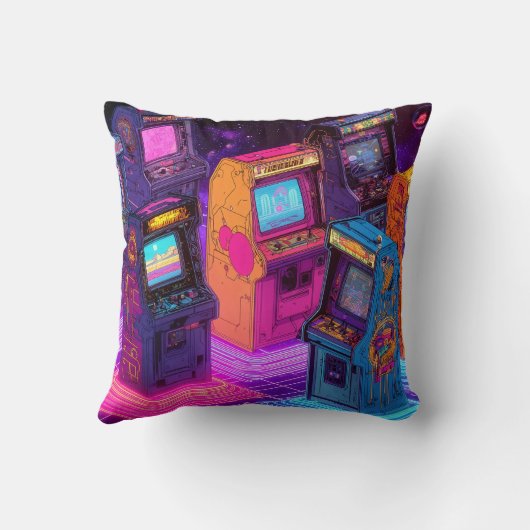 Retro Arcade Machines クッション (裏面)