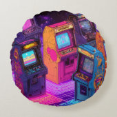 Retro Arcade Machines ラウンドクッション (正面)
