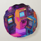 Retro Arcade Machines ラウンドクッション (裏面)