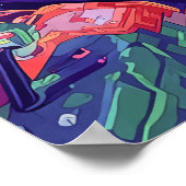 Retro Arcade Machines in Space ポスター (角)