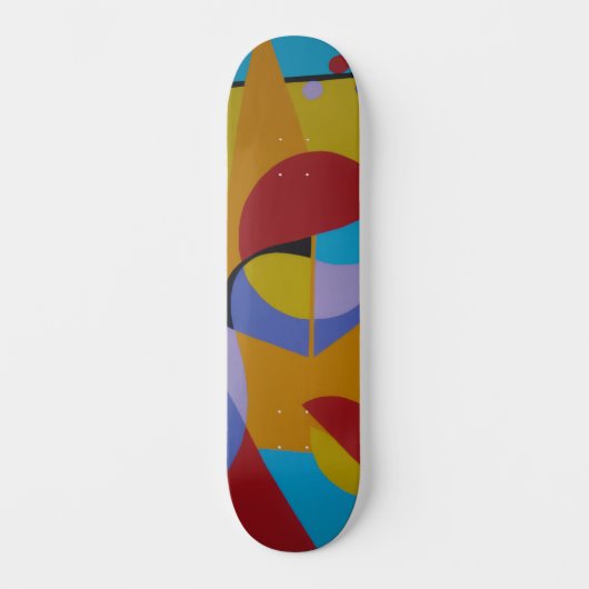 Retro Arcade Style Skateboard スケートボード (正面)
